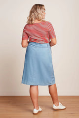 King Louie Marie Skirt Festa Light Denim