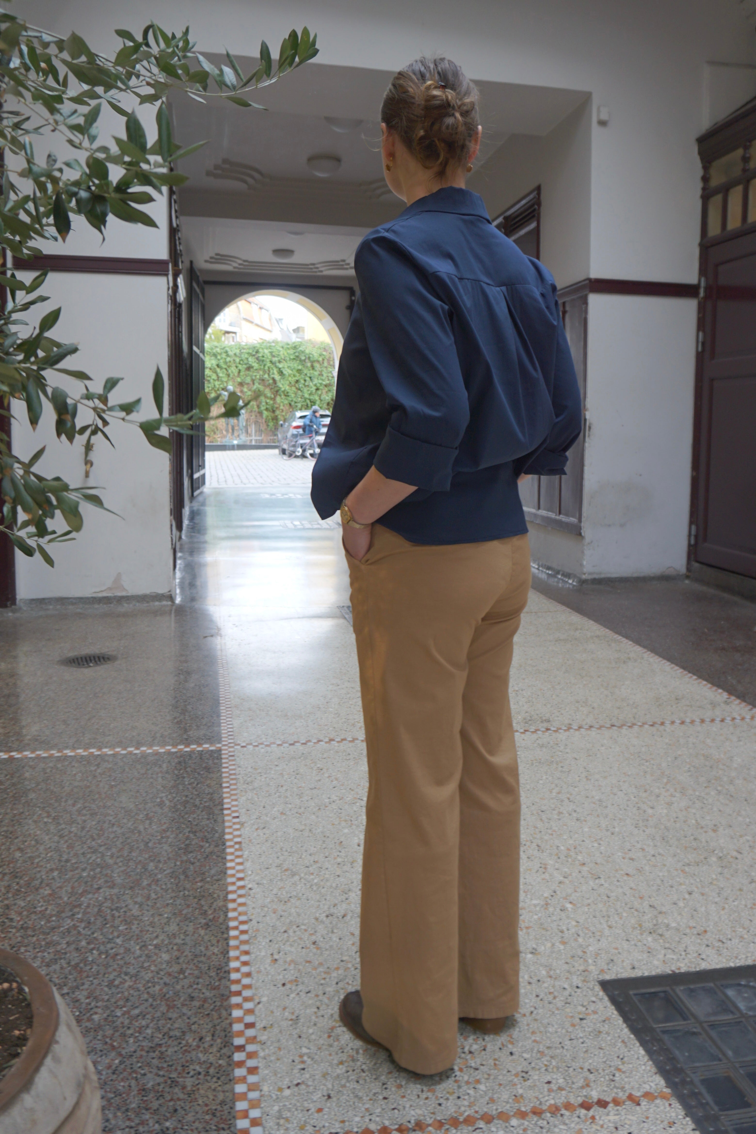 Amaze Victoria Bomuld Bukser #farve_sand