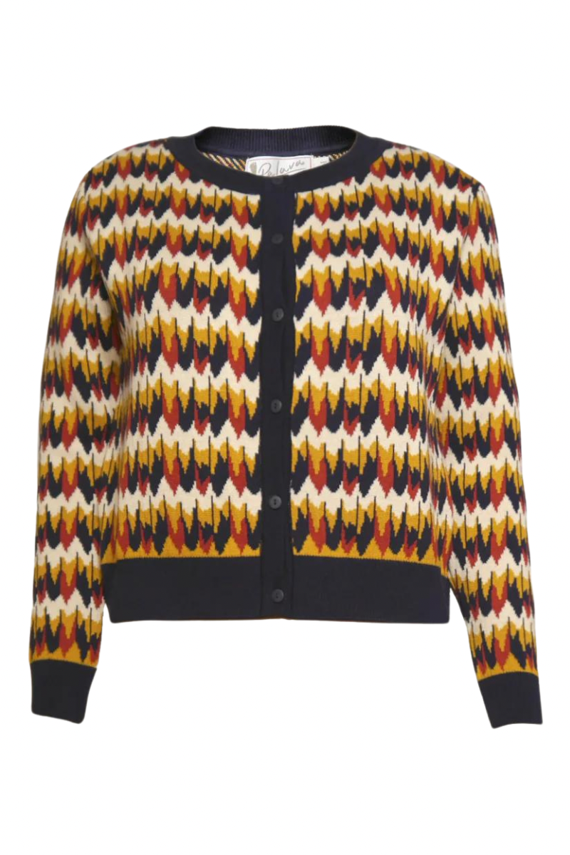 Palava Vera Cardigan Marbled Feather