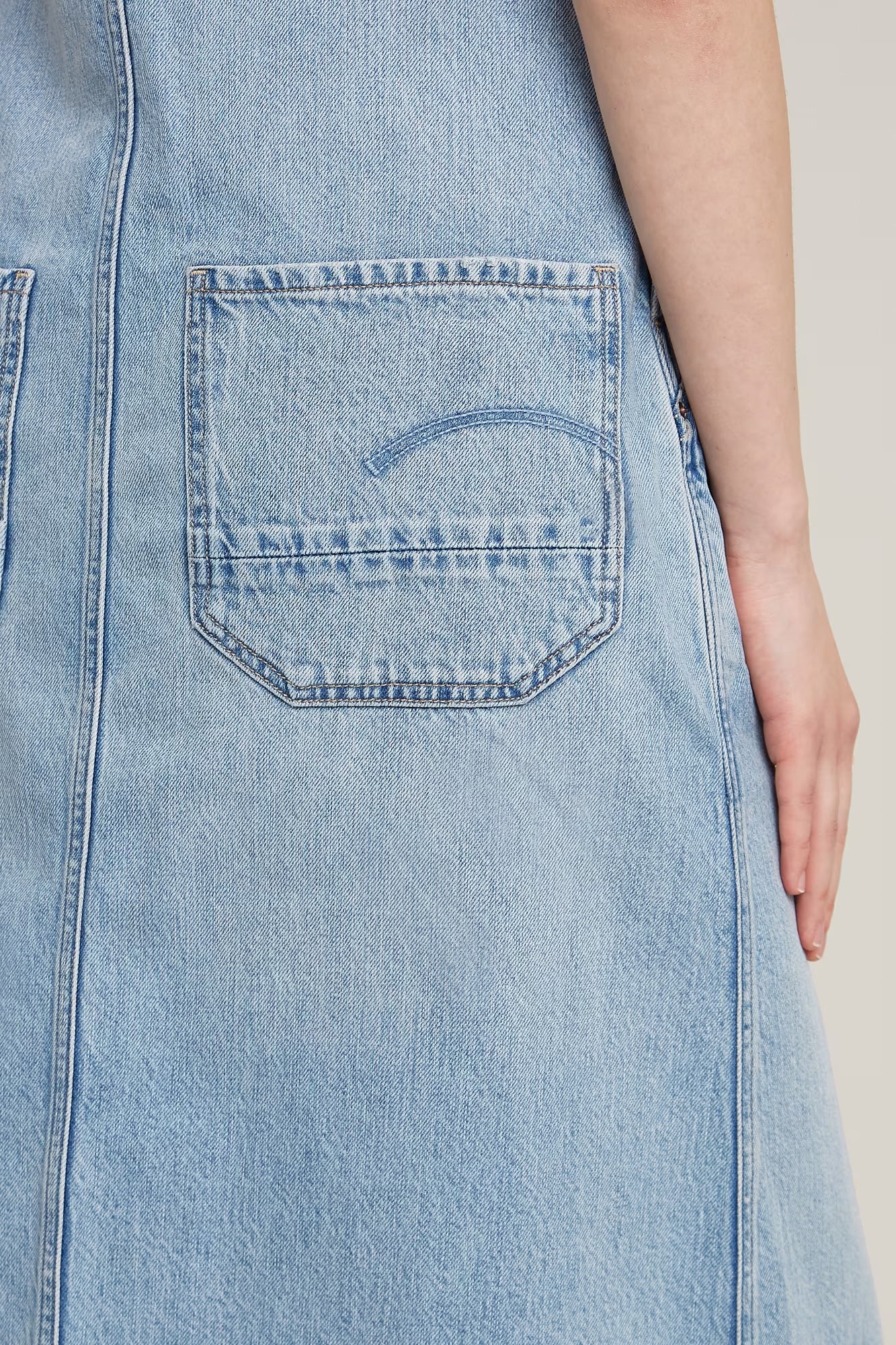 G-Star Midi Dungaree Dress