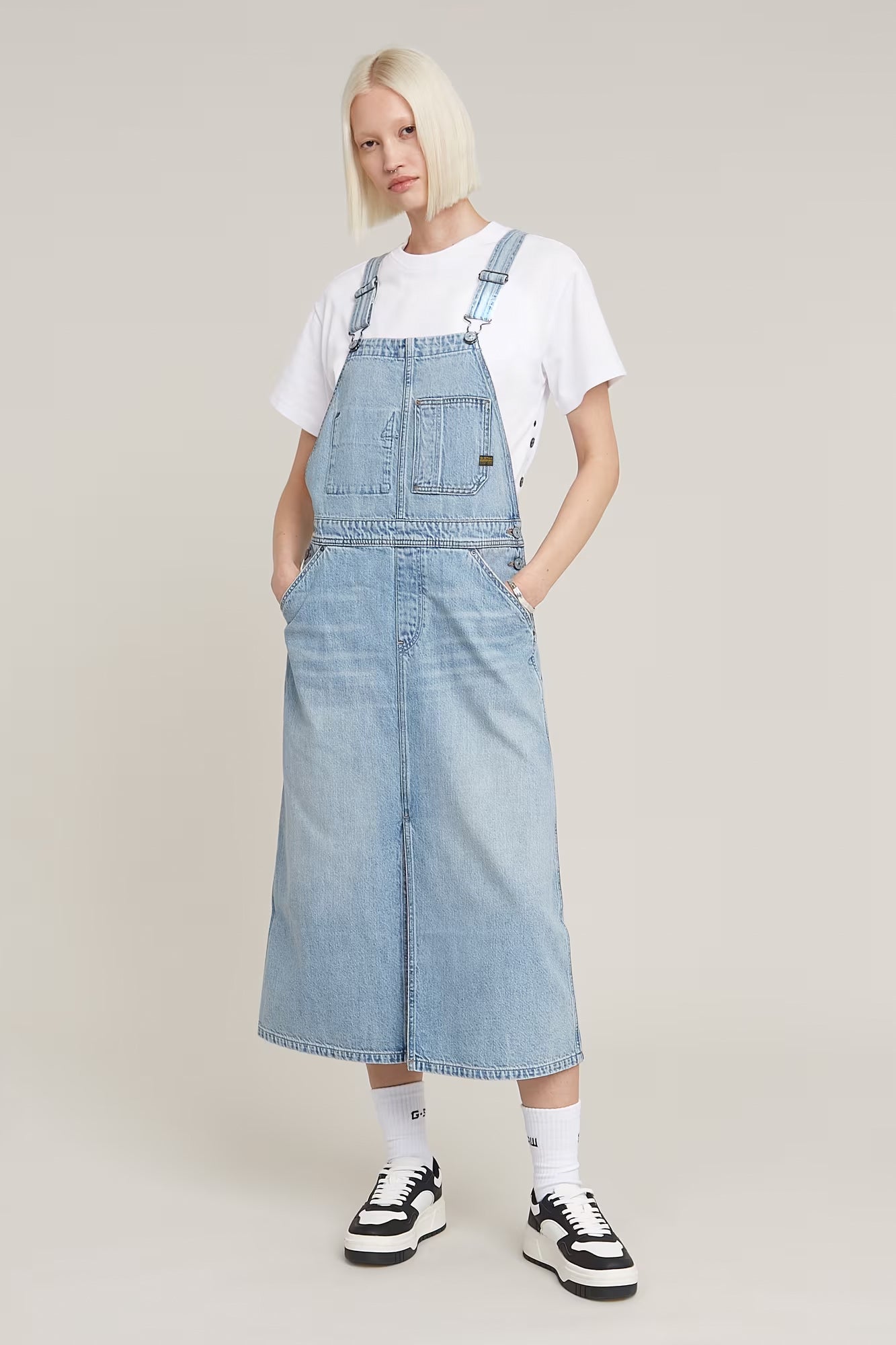 G-Star Midi Dungaree Dress