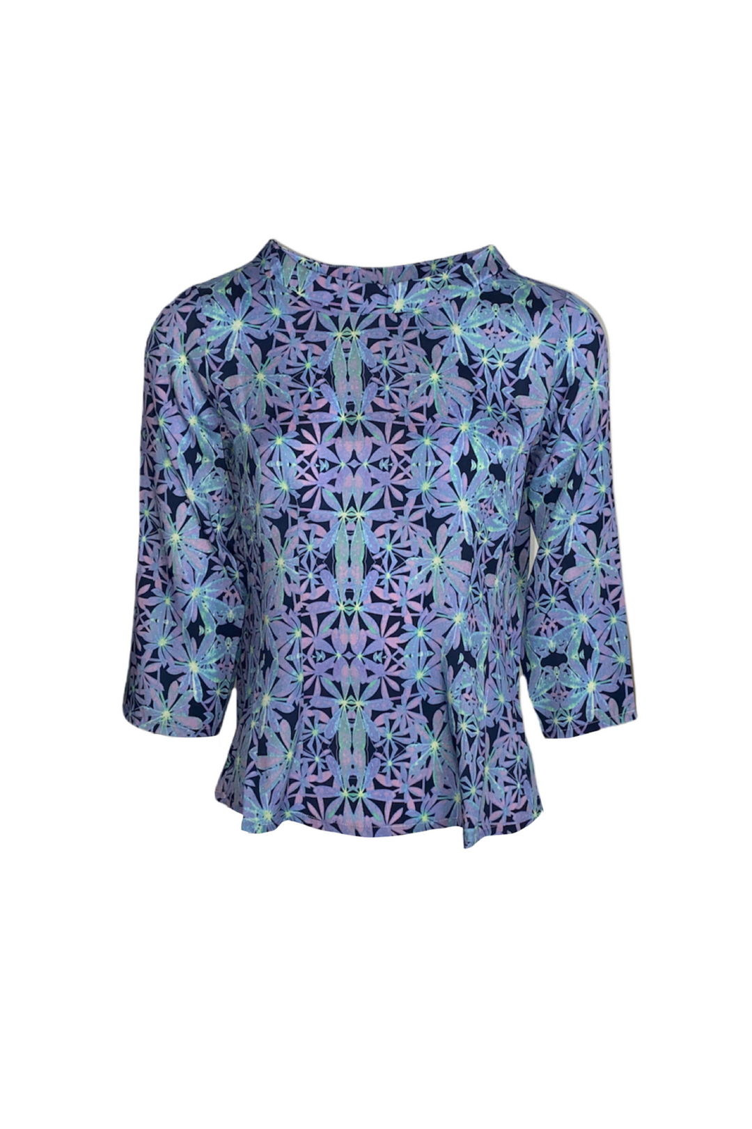 Tone Barker Audrey Top Aquafleur-Tone Barker-Sophies.dk