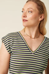 King Louie Double V Top Beebop Stripe
