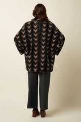 King Louie Shiya Kimono Coat Deco Fur