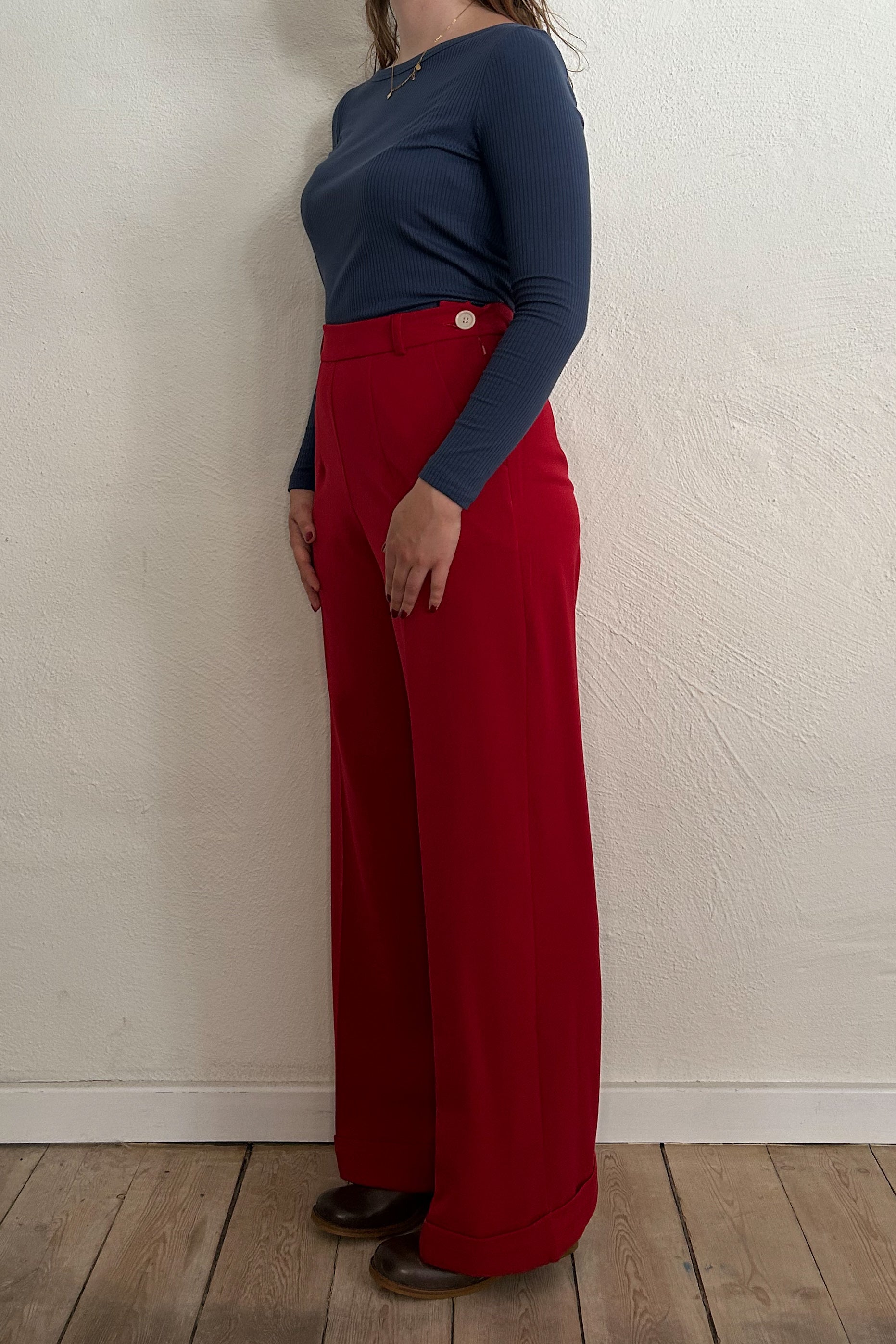 Weekend Doll High Waist Wide Leg Trousers