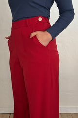 Weekend Doll High Waist Wide Leg Trousers