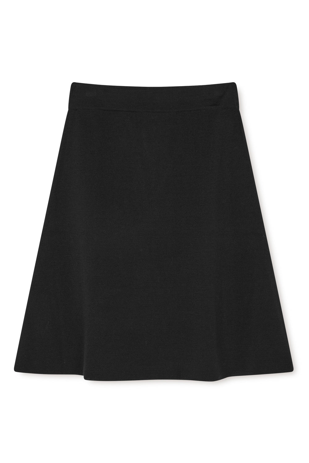 Sibin Linnebjerg Kirsten Skirt Strik Nederdel #farve_black