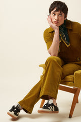 King Louie Garbo Zip Jumpsuit Corduroy