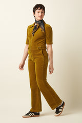 King Louie Garbo Zip Jumpsuit Corduroy