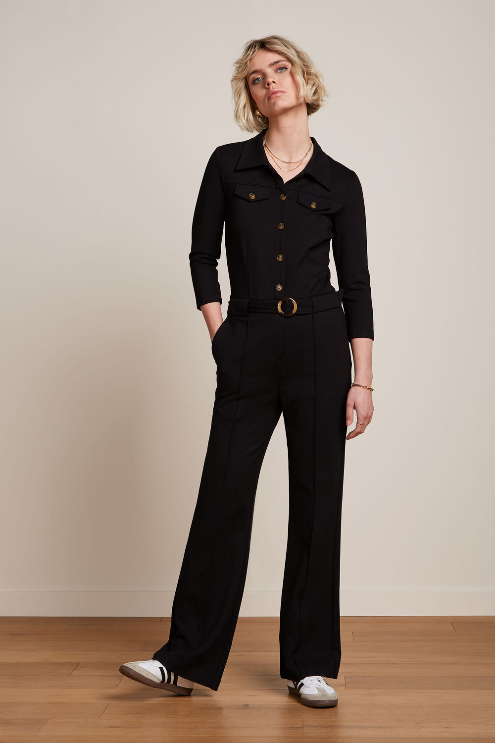 King Louie Alexa Jumpsuit Uni Rodeo #farve_black