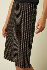 King Louie Juno Panel Skirt Menchini Stripe