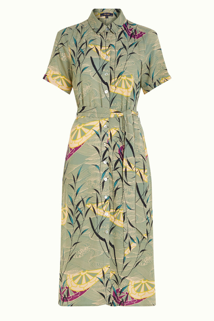 King Louie Olive Midi Dress Blush