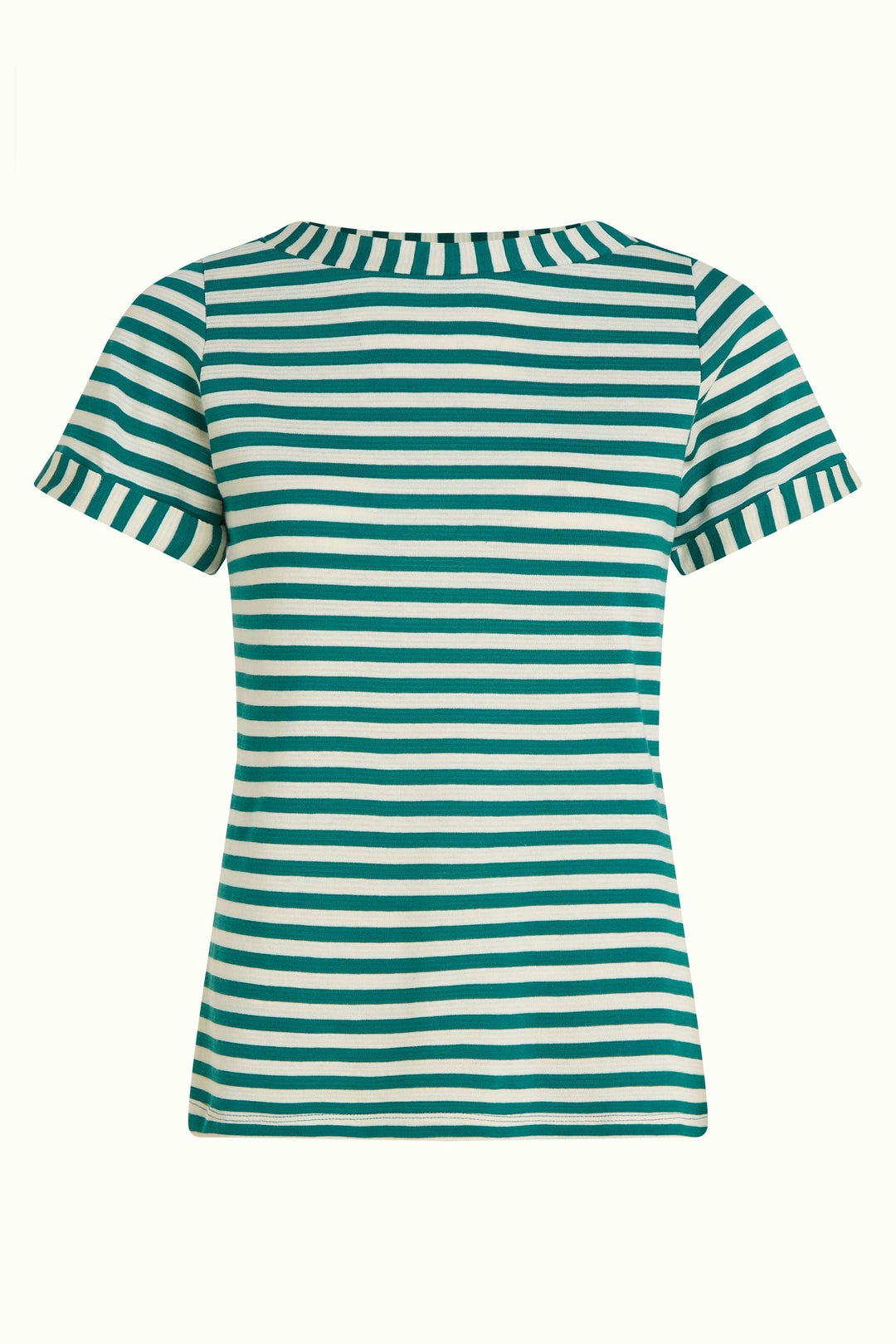 King Louie Boatneck Top Chopito Stripe #farve_ponderosa-green