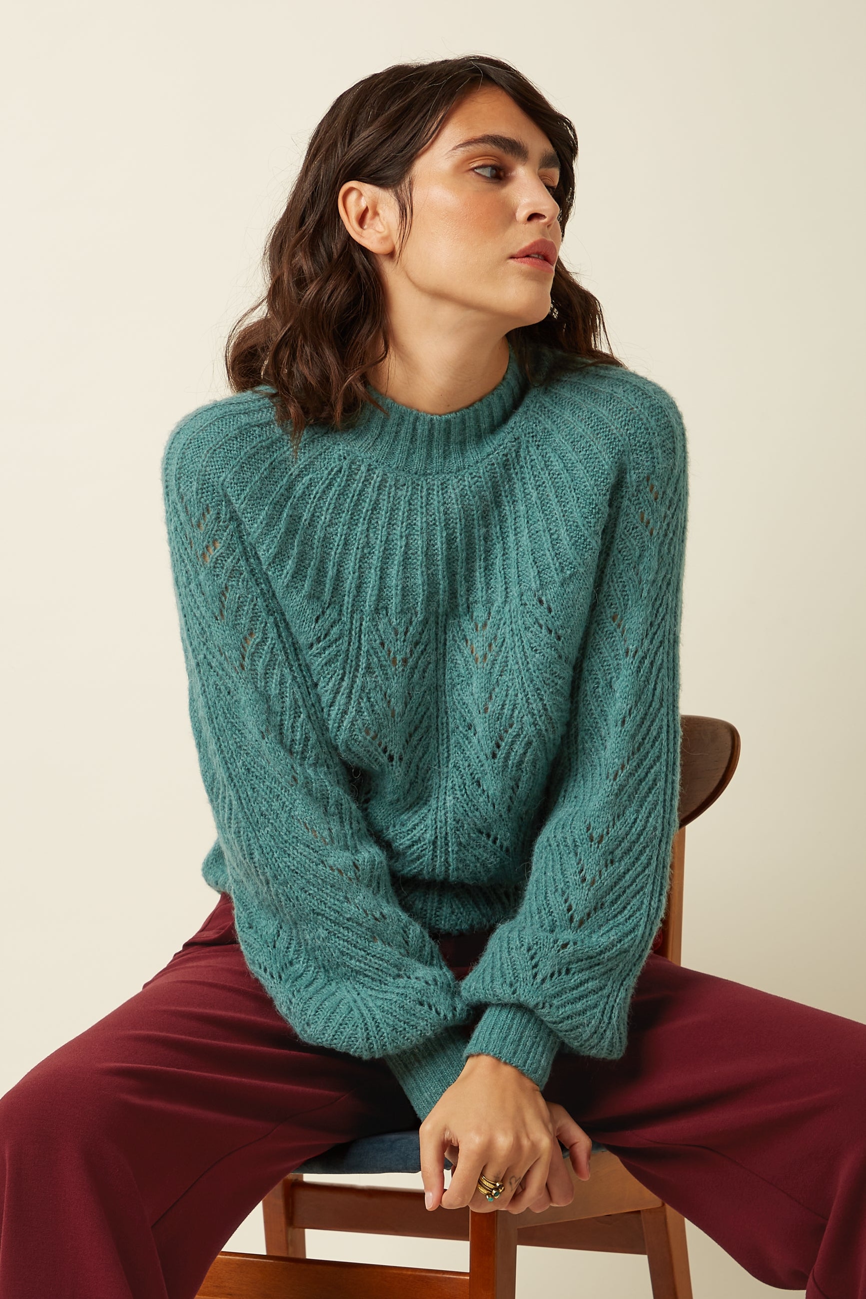 King Louie Joanie Raglan Top Orcia
