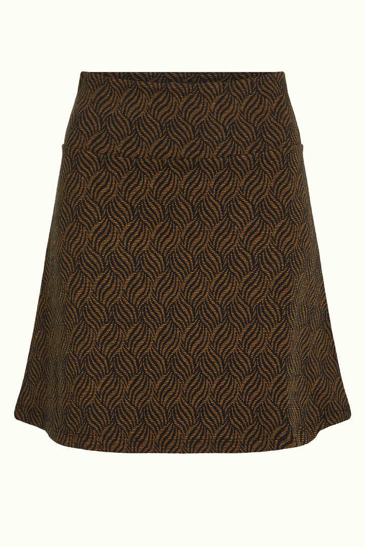 King Louie Border Skirt Ruby Jacquard