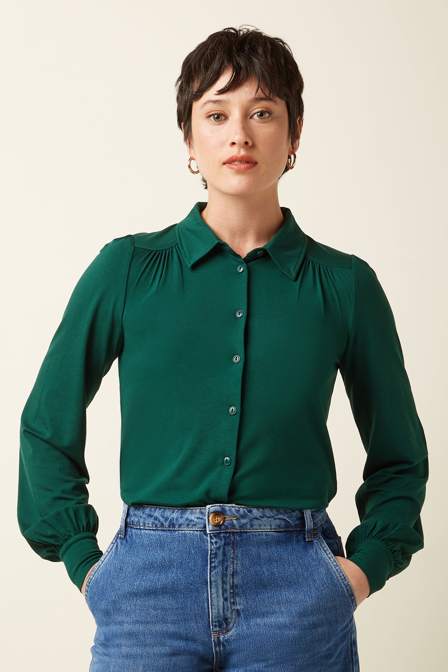 King Louie Carina Blouse Viscose Light