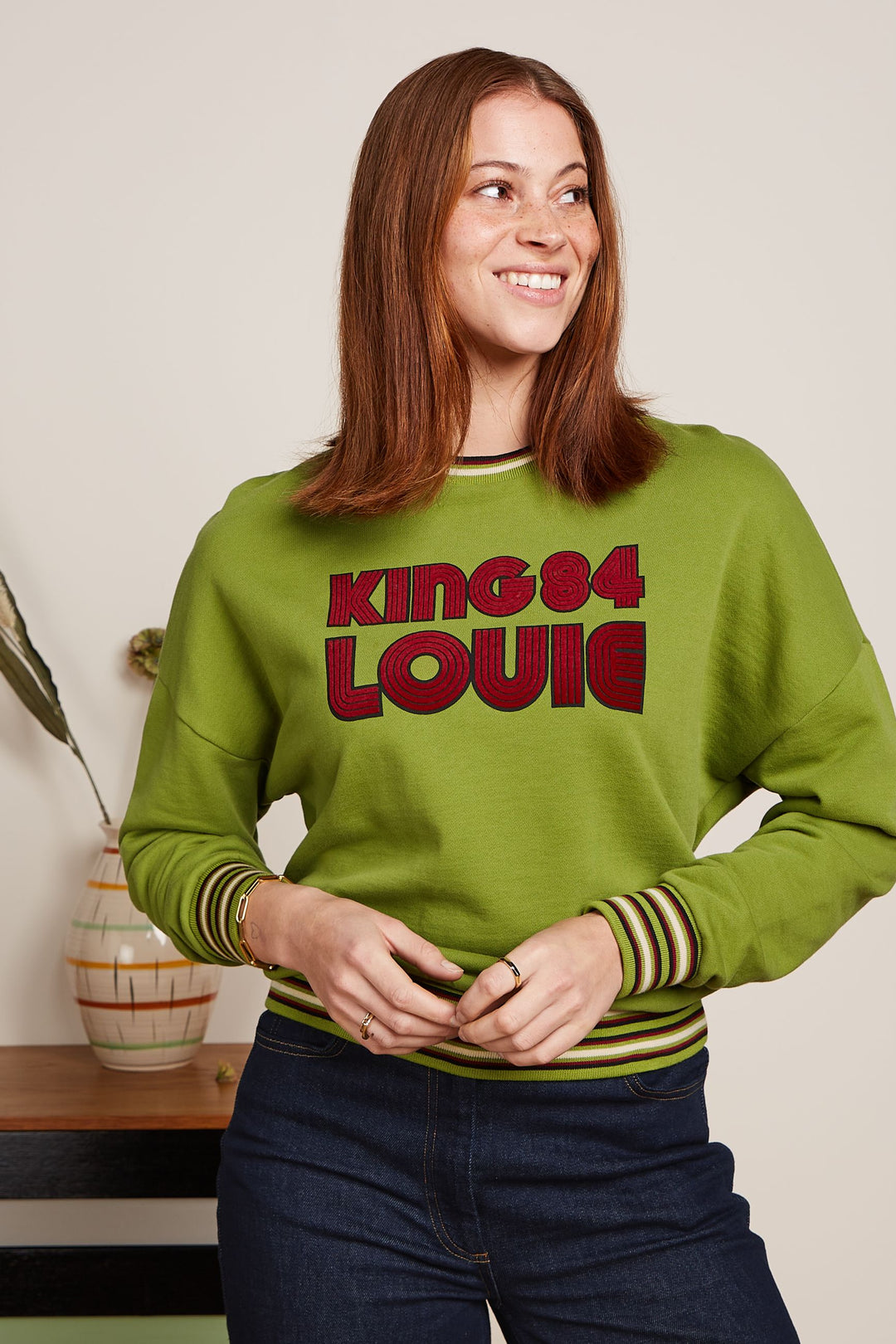 King Louie Valentina Sweater Peachy