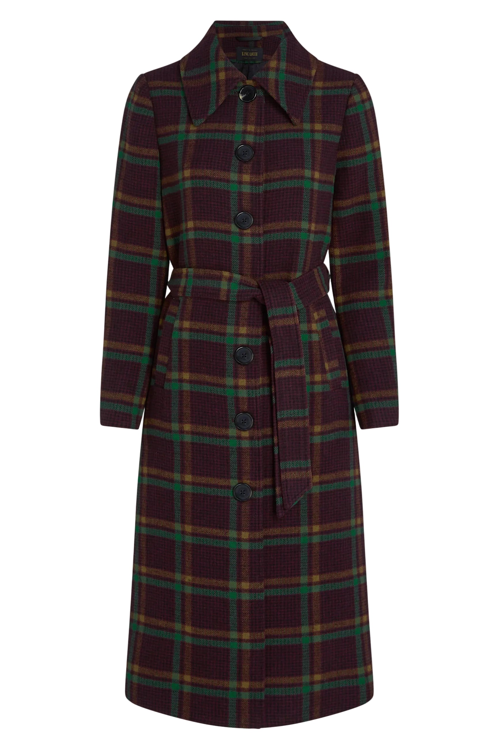 King Louie Arabella Coat Vera Check
