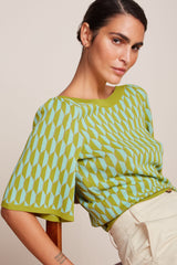 King Louie Ivy Top Wide Sleeve Dune
