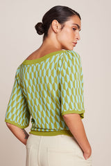 King Louie Ivy Top Wide Sleeve Dune