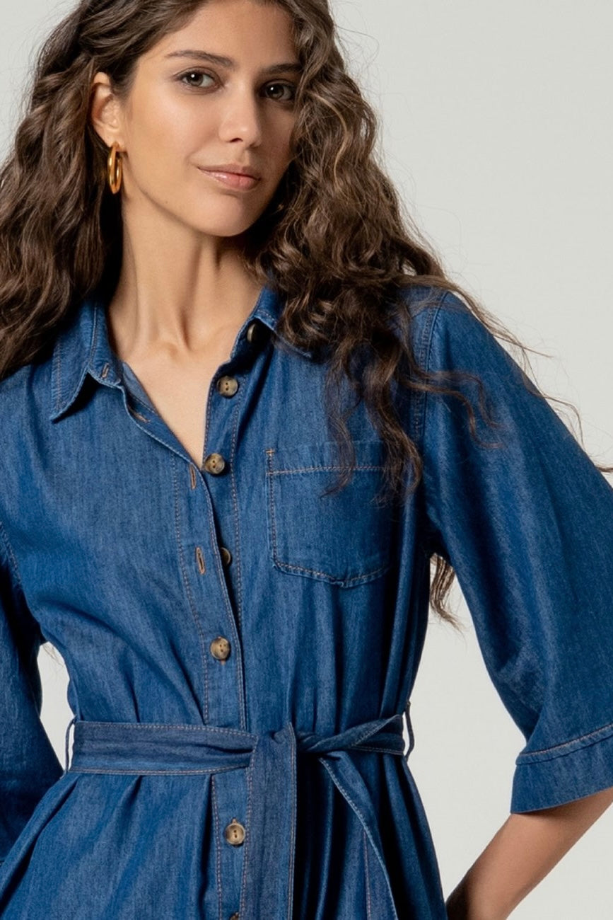 Surkana Inca Long Shirt Dress