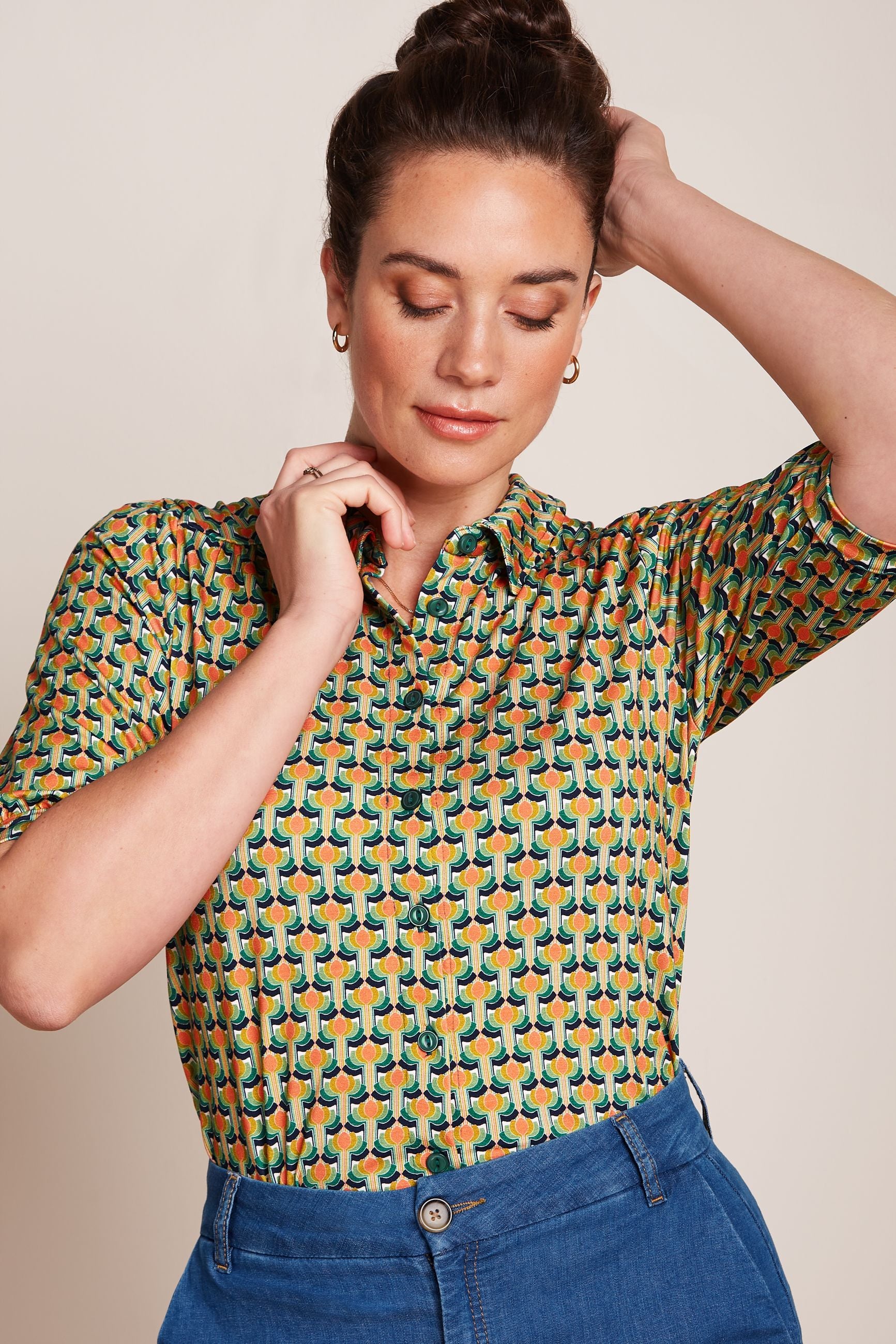 King Louie Carina Blouse Nova