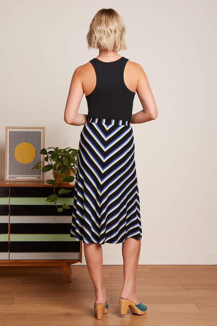 King Louie Juno Midi Skirt Embla Stripe