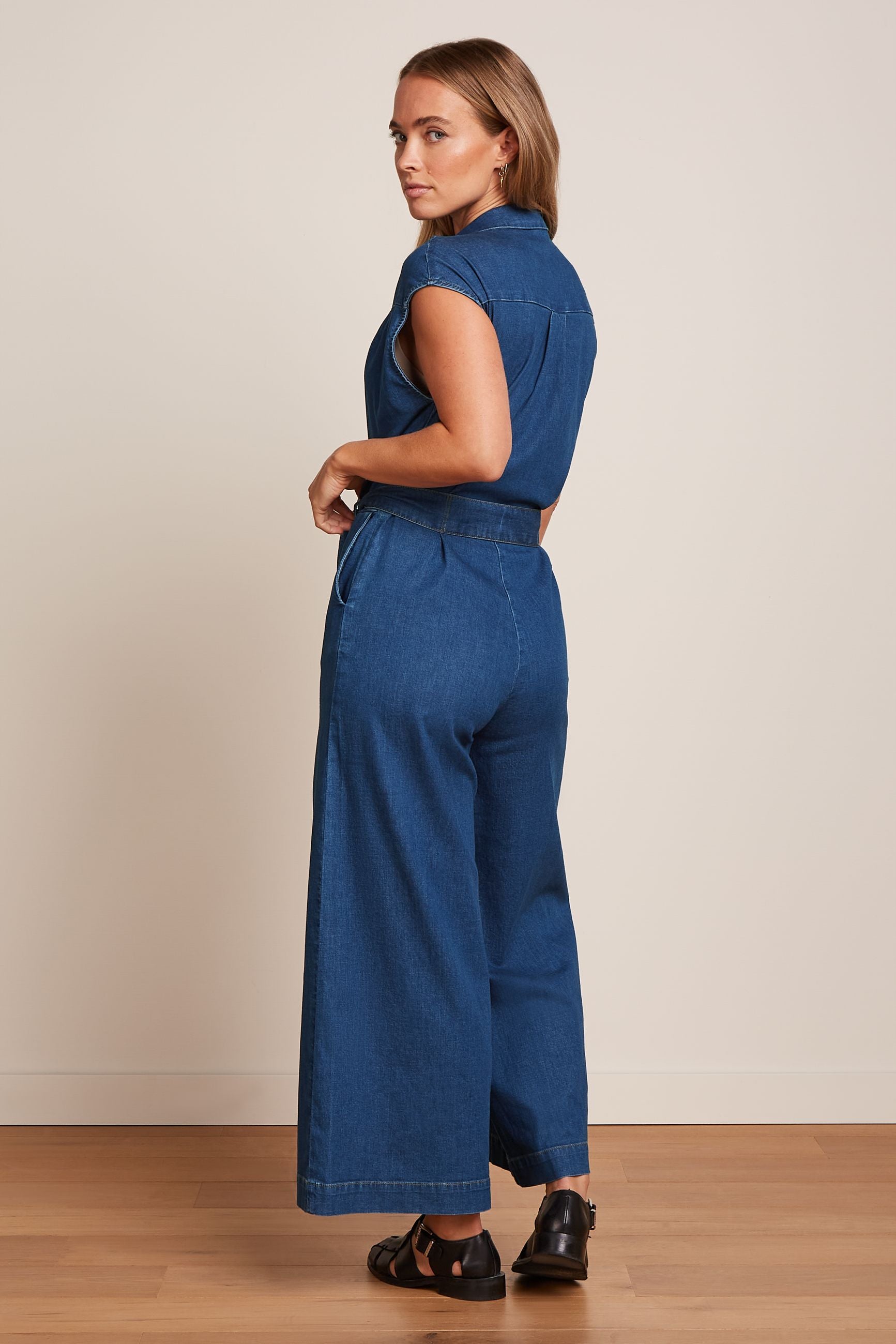 King Louie Amy Jumpsuit Chambray