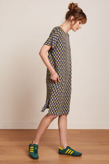 King Louie Vera Tunic Dress Pebble Woven