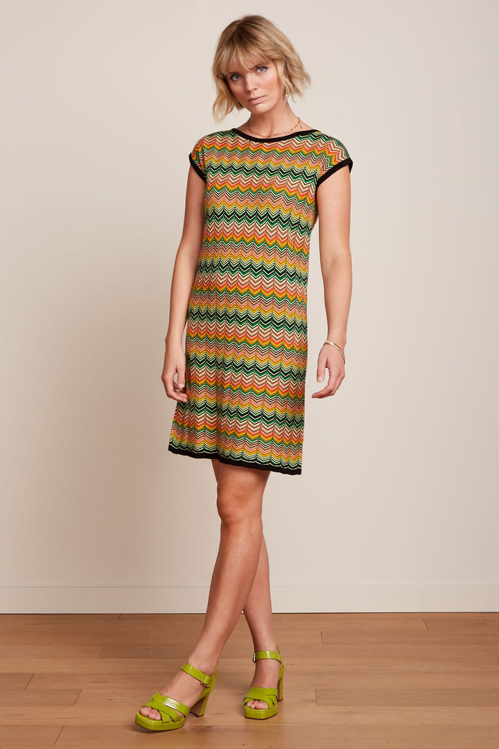 King Louie Delfina Dress Penny Zigzag