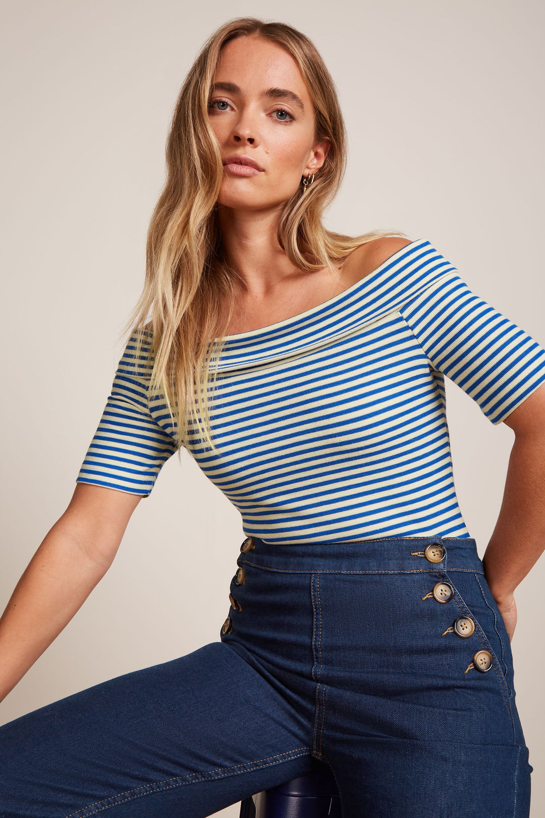 King Louie Nives Top Mariniere Stripe