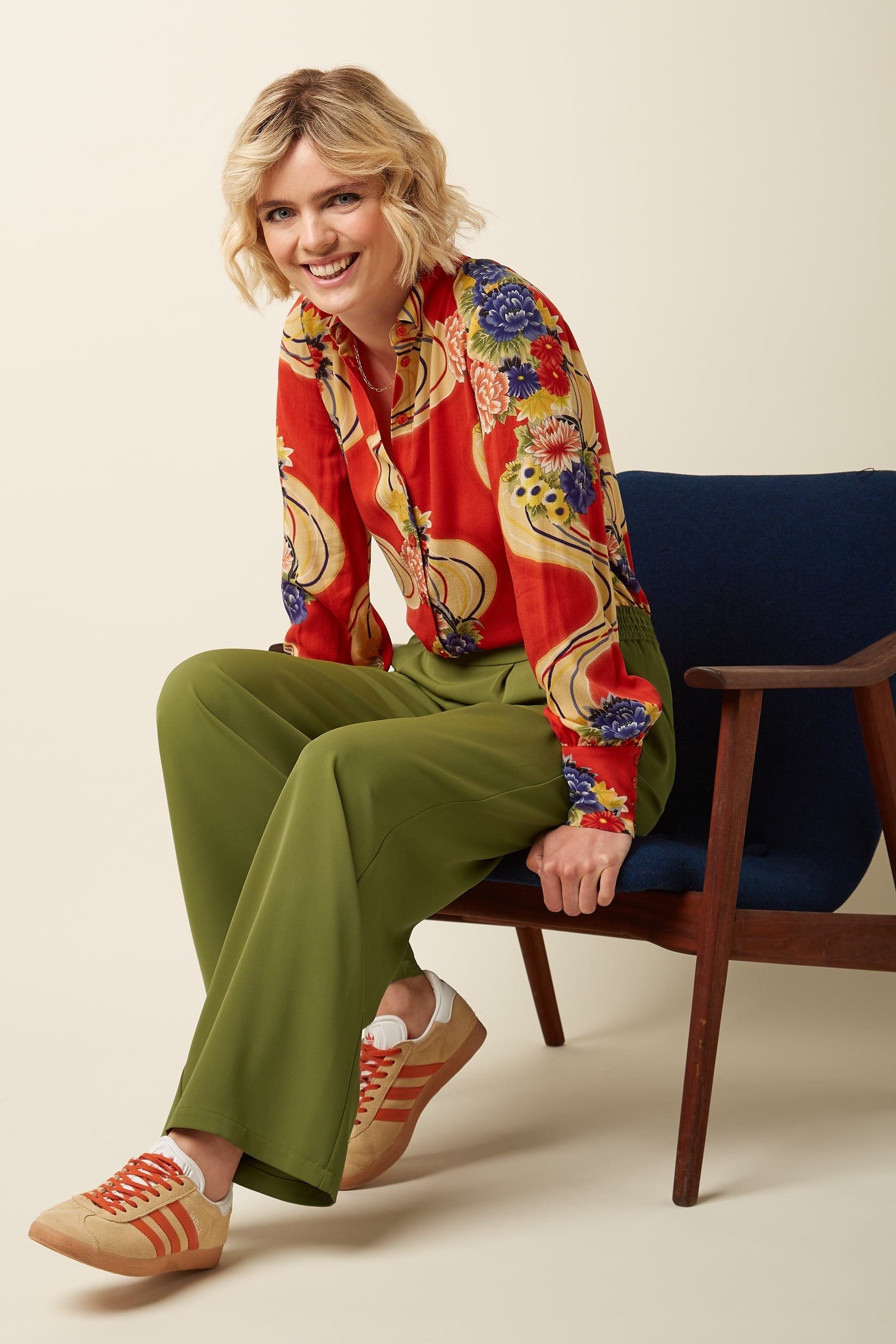 King Louie Winona Blouse Ember