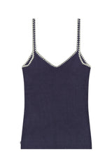 Wrangler Crochet Trim Tank Top