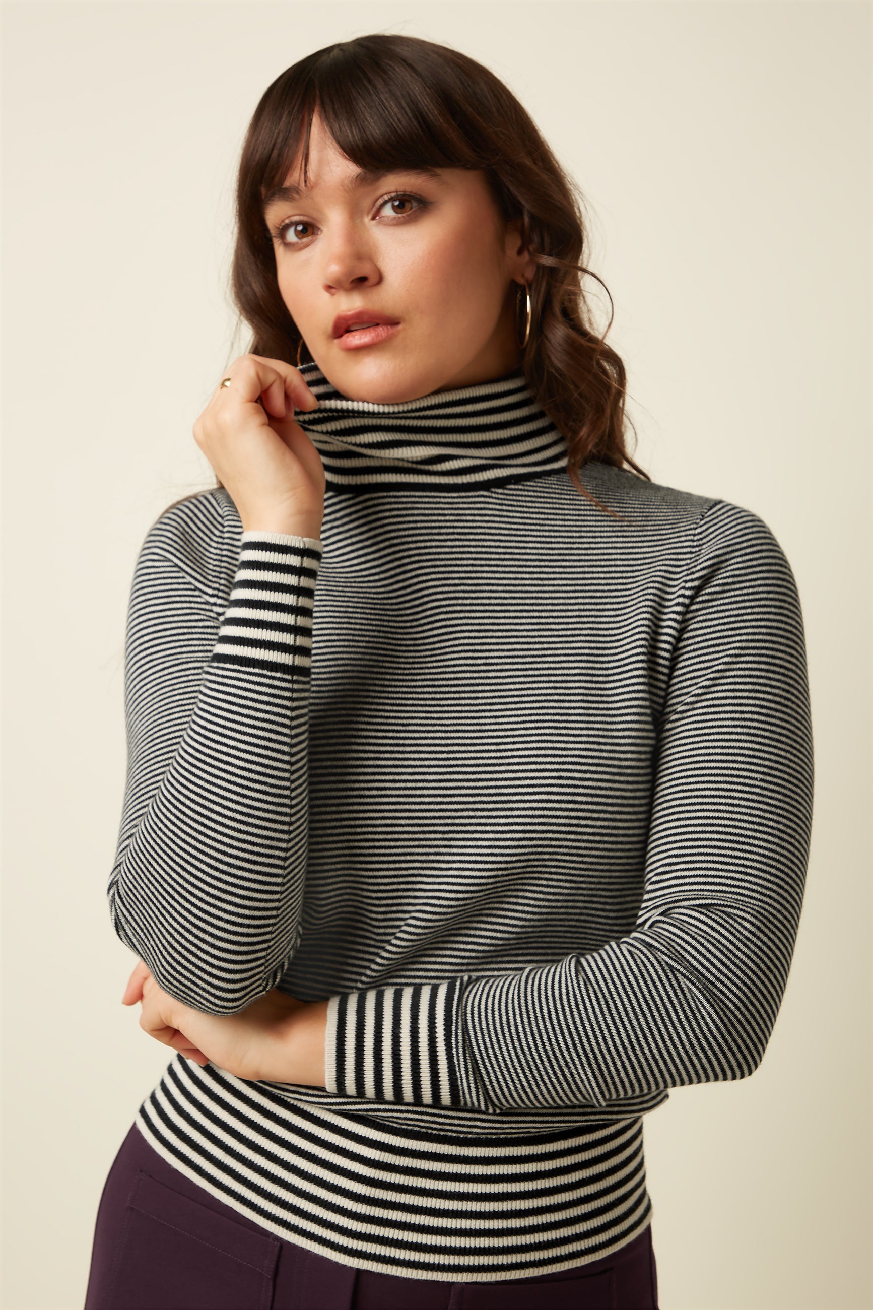 King Louie Rollneck Top Sere