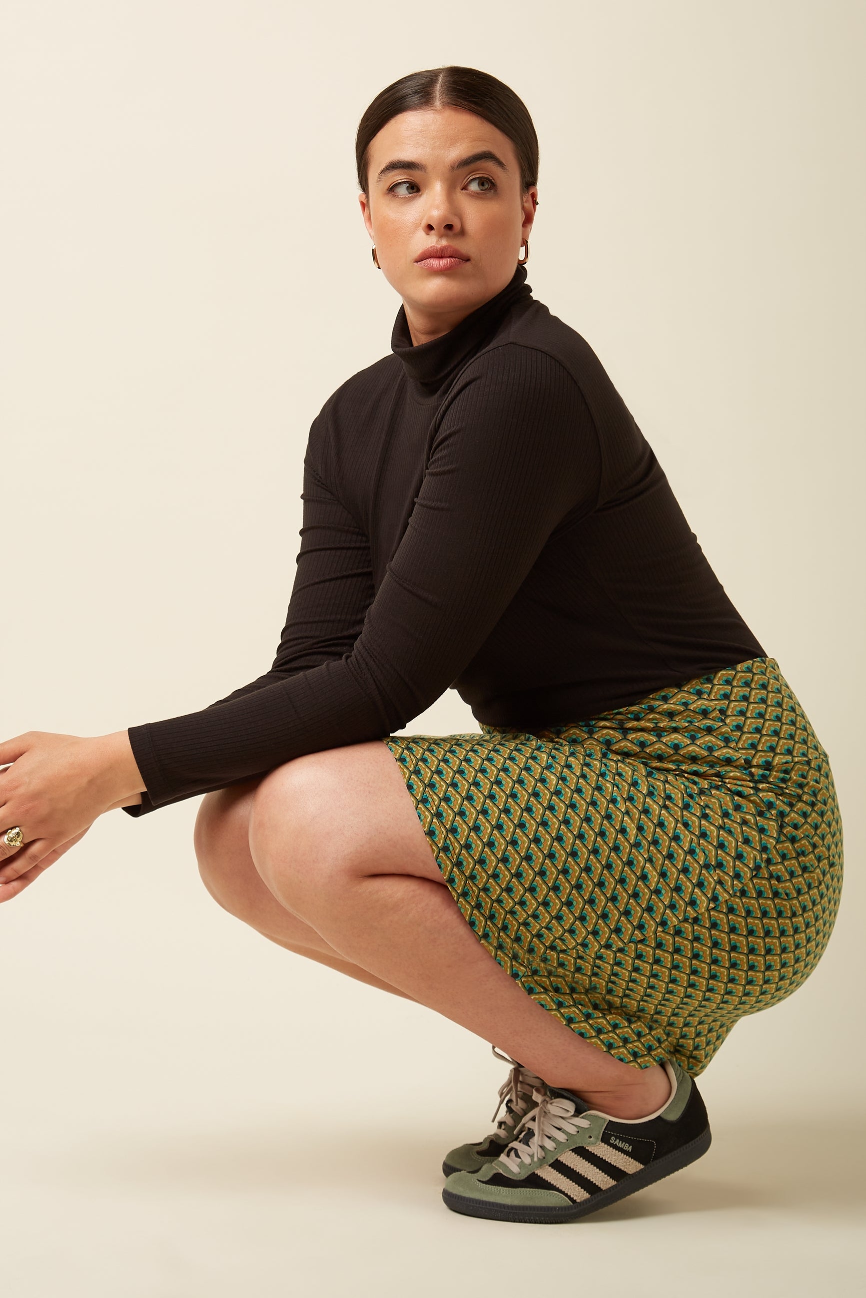 King Louie Border Skirt Frio