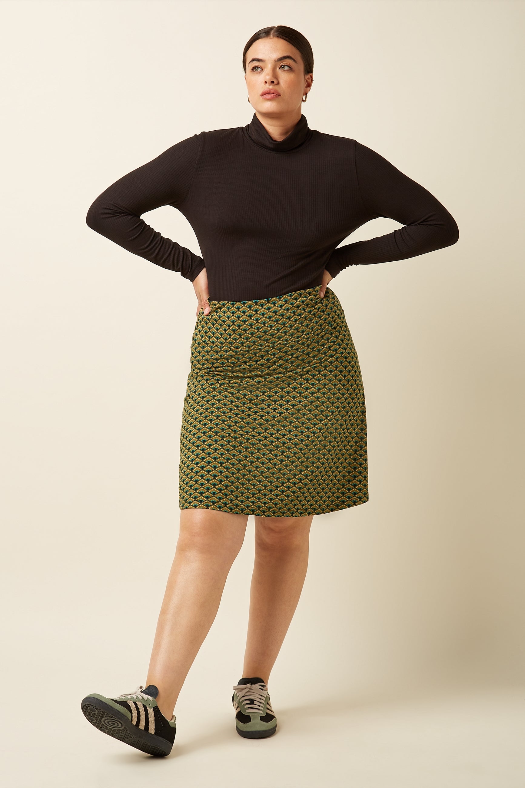 King Louie Border Skirt Frio