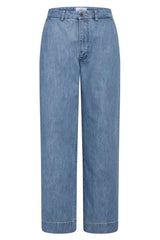 Klitmøller Lydia Denim Pant #farve_light-blue-stonewash
