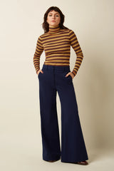 King Louie Rollneck Top Eira Stripe