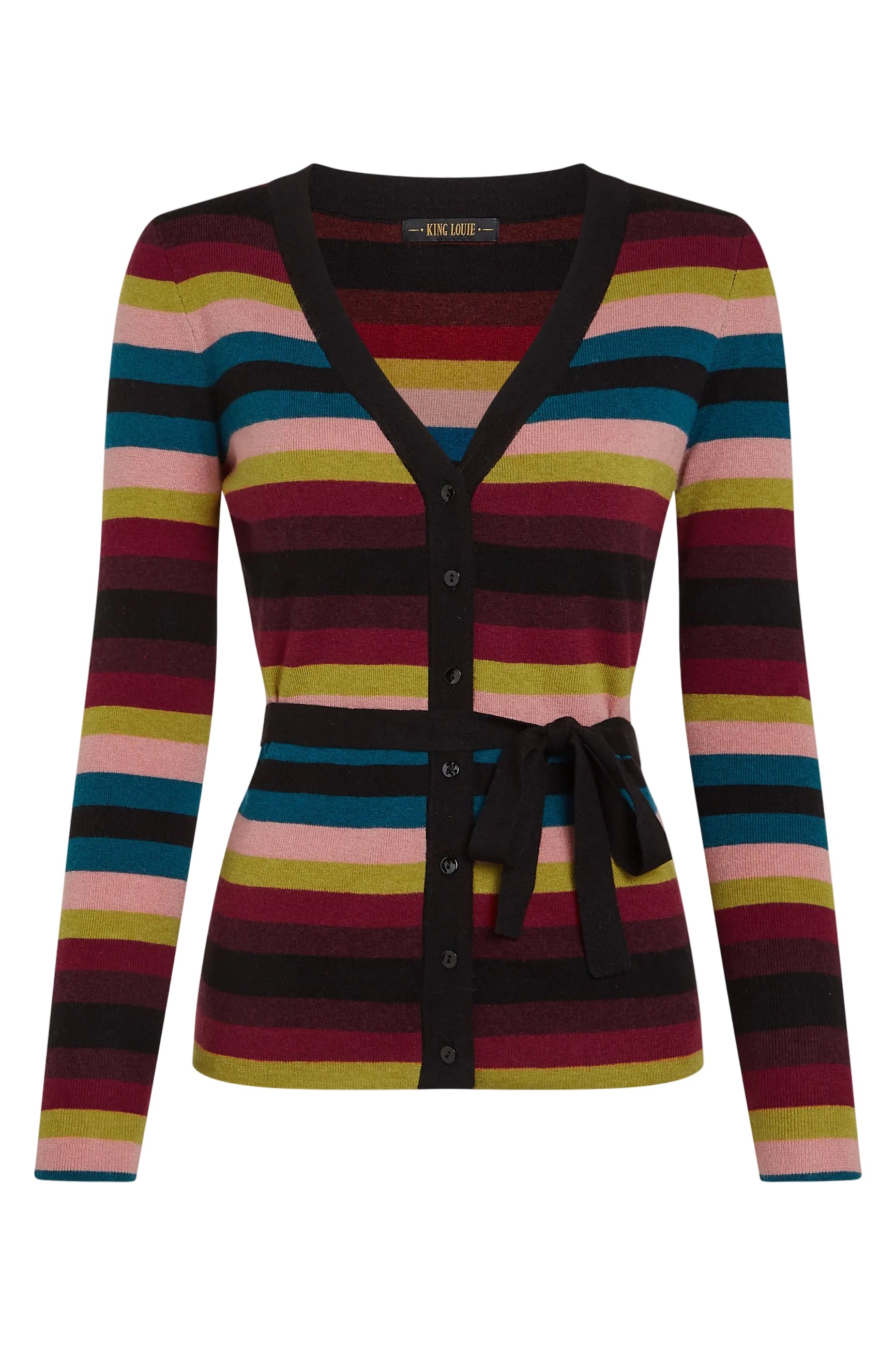 King Louie Mila Rib Cardigan Lone