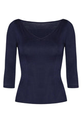 Daisy Dapper Vendbar Boatneck Top