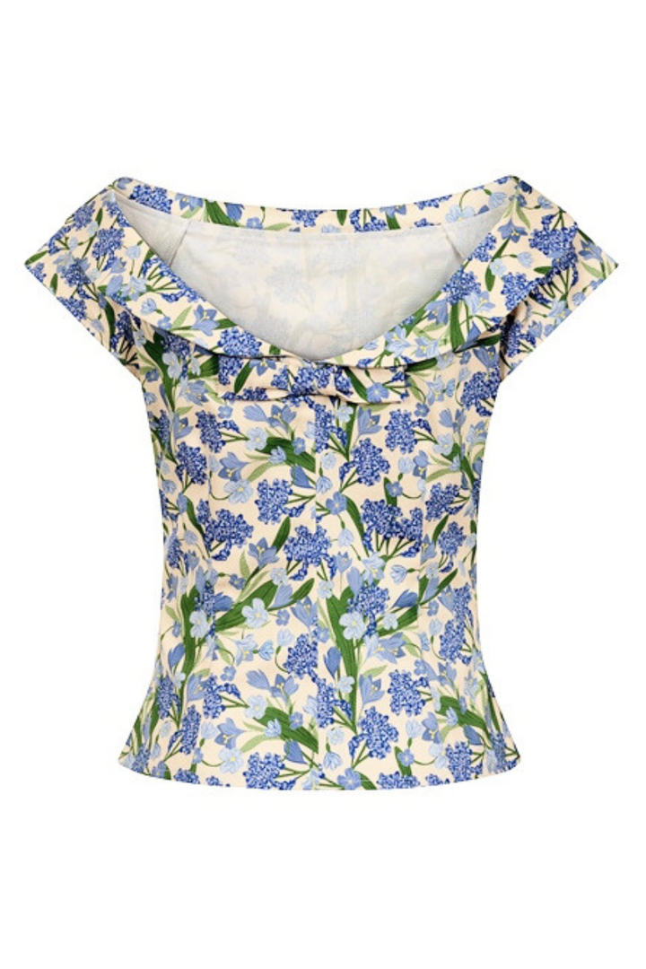 Collectif Cordelia Top #farve_dreamy-floral