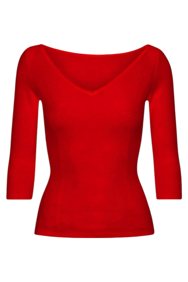 Daisy Dapper Vendbar Boatneck Top