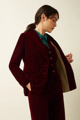 King Louie Brooke Blazer Gamine Velvet