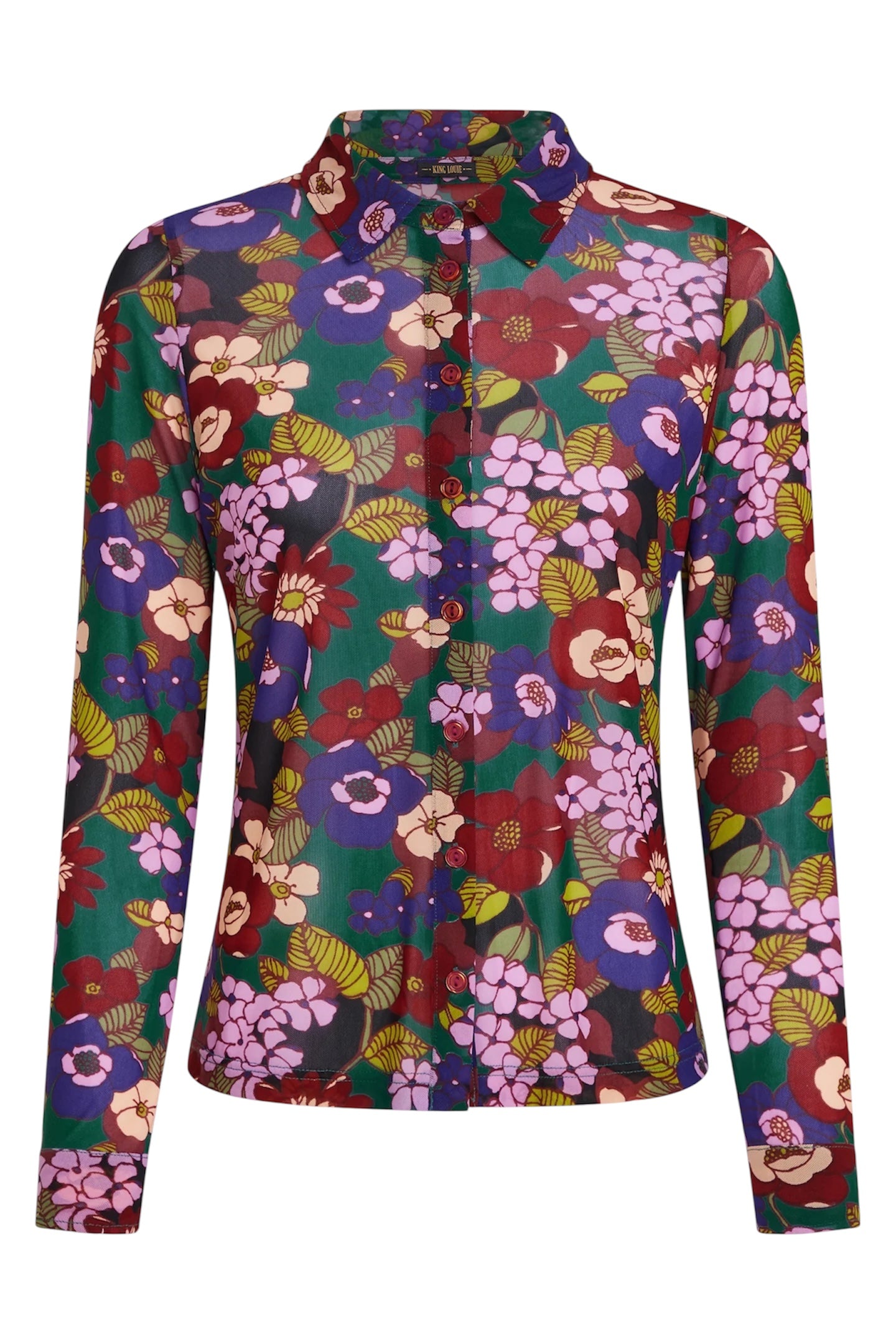 King Louie Blouse Ramone Mesh