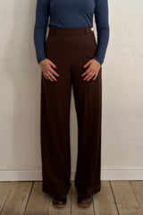 Weekend Doll High Waist Wide Leg Trousers