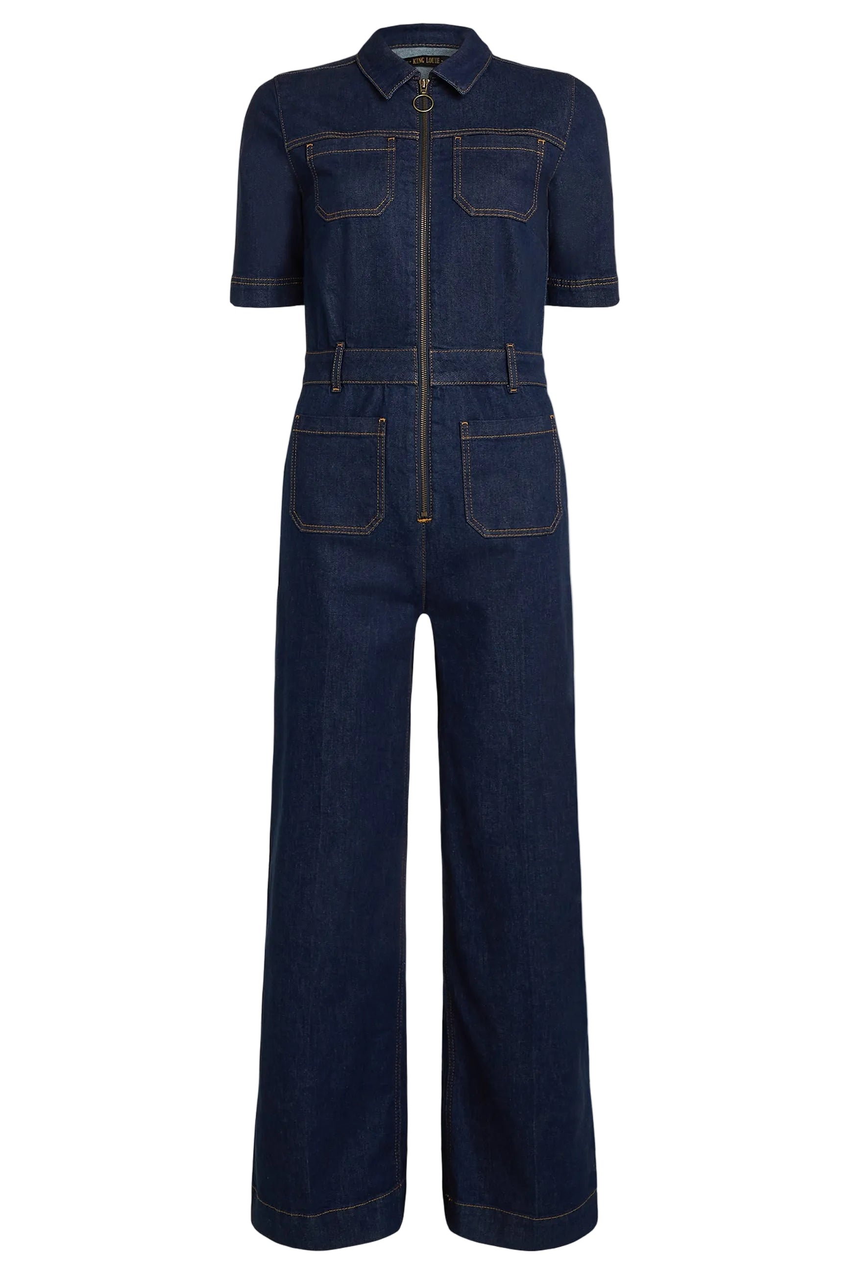 King Louie Mira Jumpsuit Onyx Denim