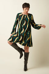 King Louie Laura Pleat Dress Elysse