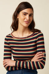 King Louie Lily Top Lottie Stripe