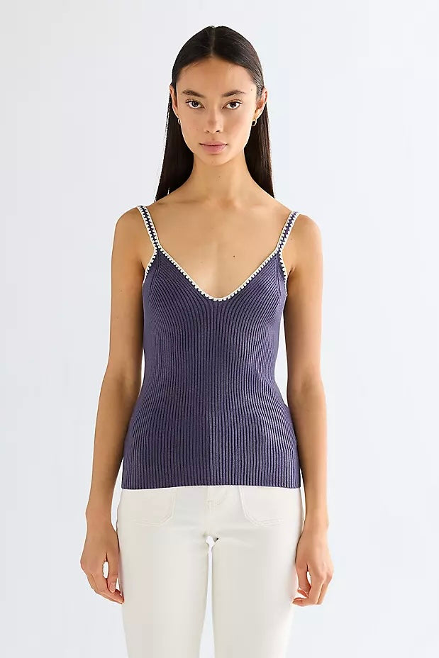 Wrangler Crochet Trim Tank Top