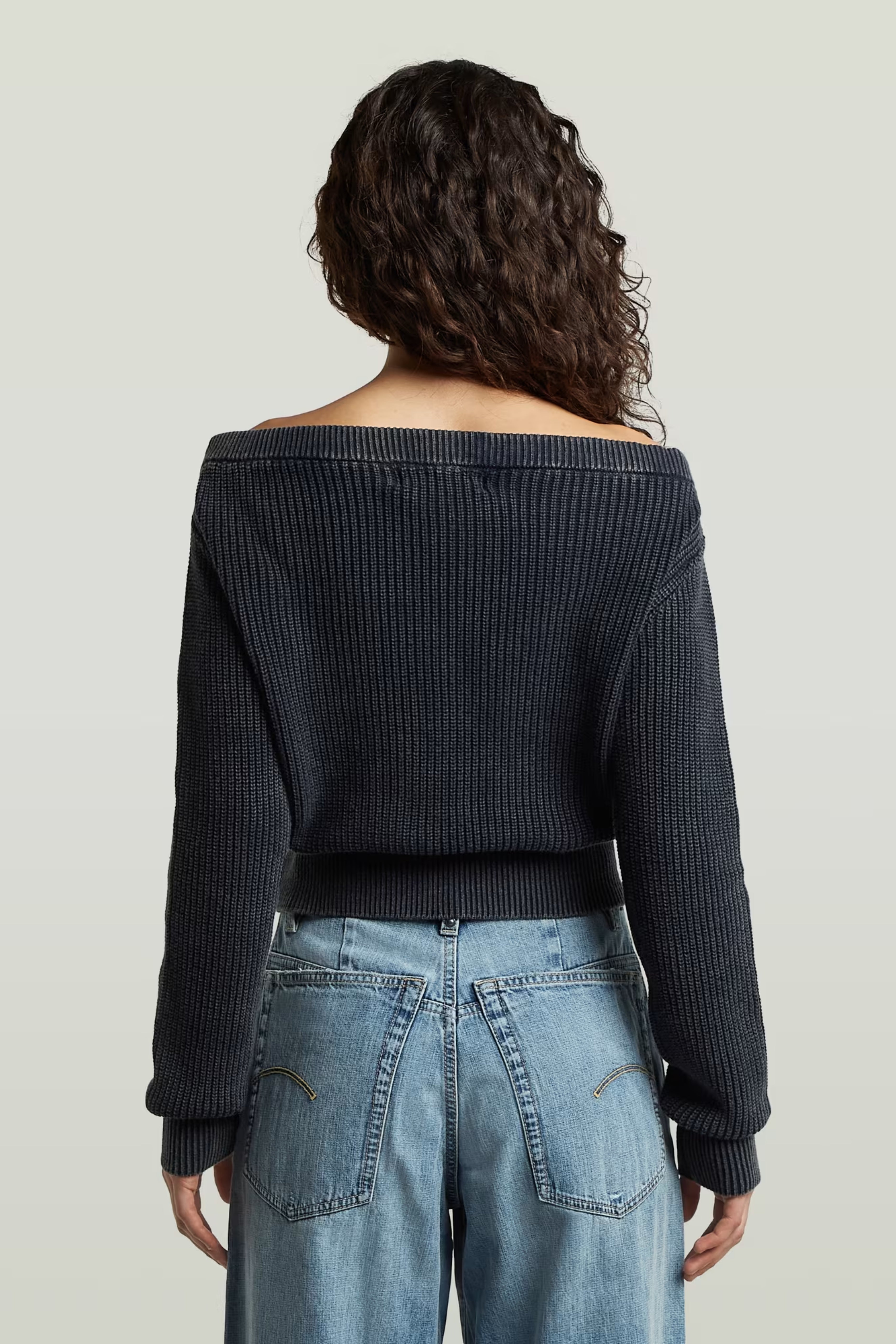 G-Star Off Shoulder Washed Knit